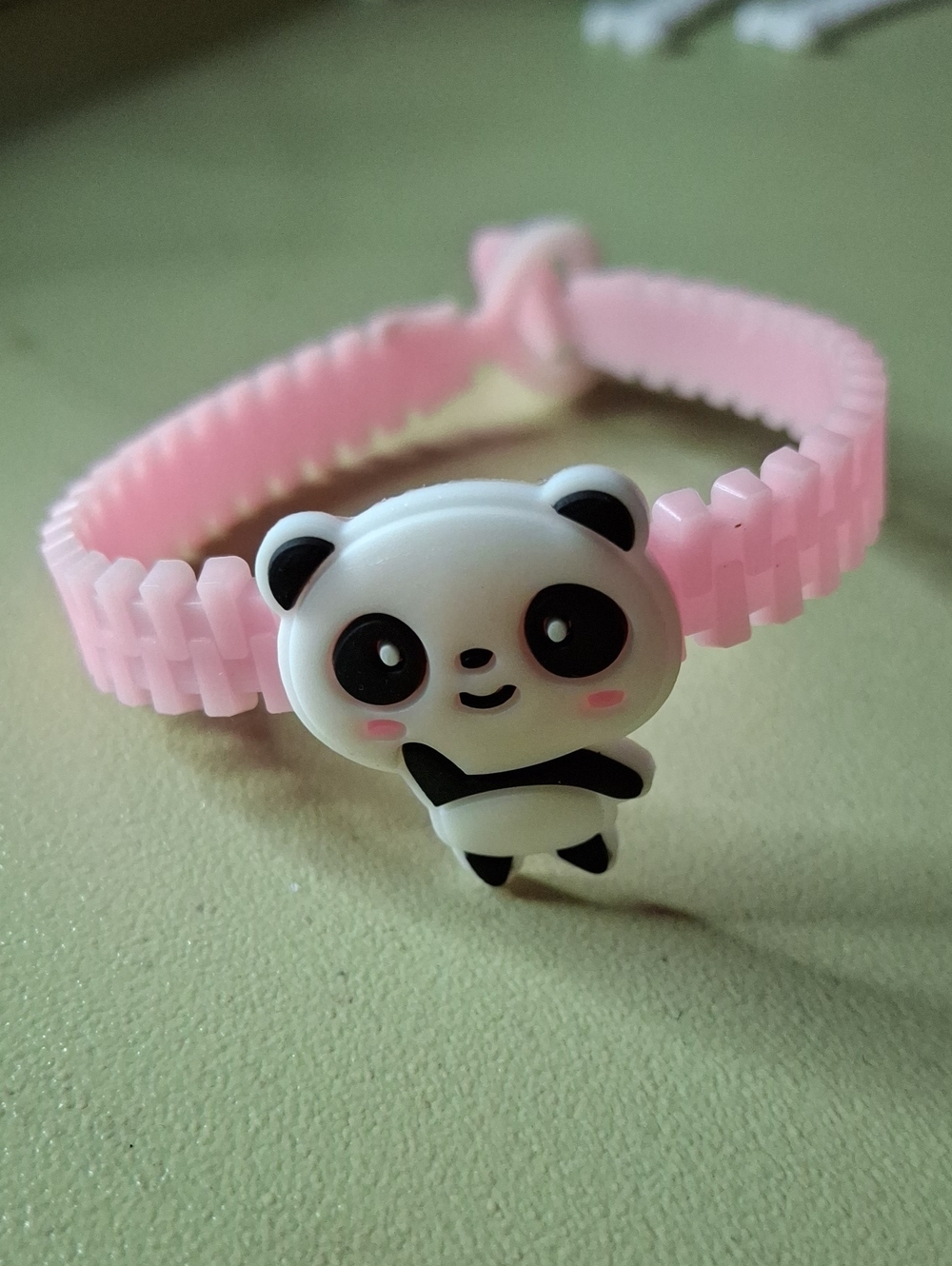 Panda Bracelet Adjustable Wrist Rubber Accessory